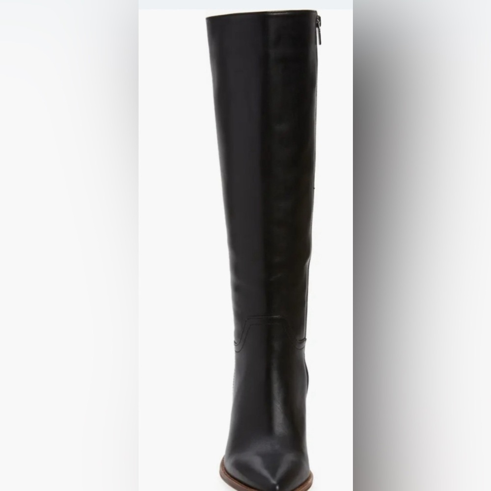 VINCE CANUTO- Woman’s Eckina Kneehigh Black Boot (SIZE - 7 1/2) - Picture 2 of 9